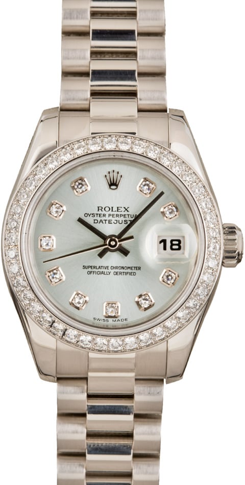 Ladies Rolex President 179136 Platinum