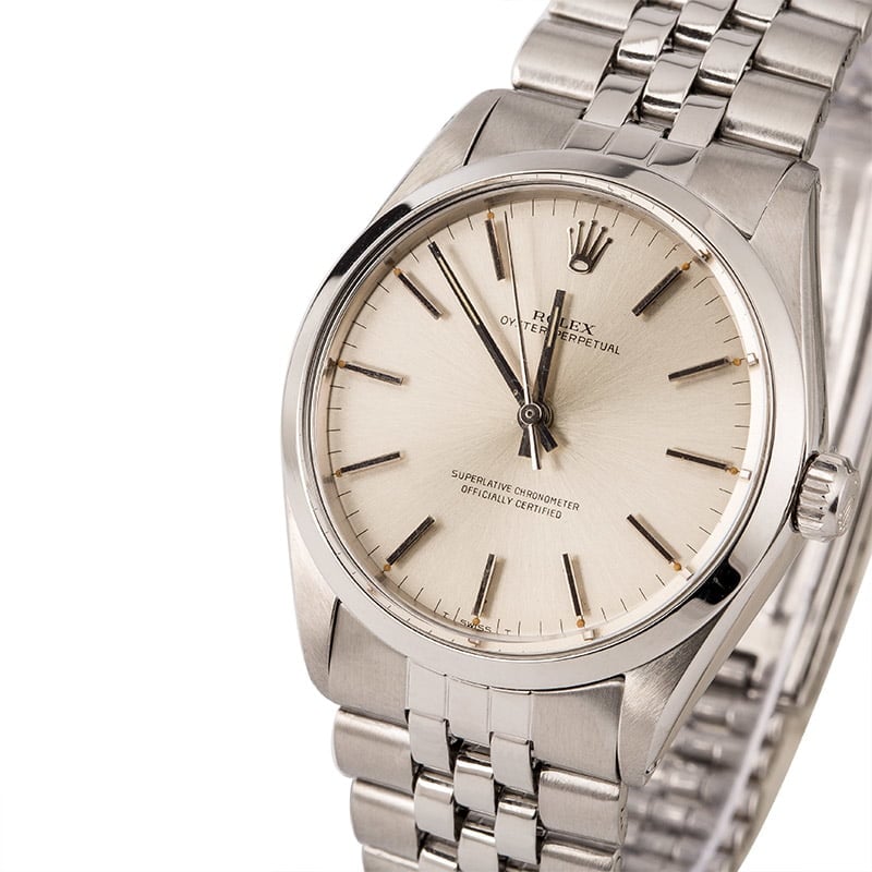 Pre Owned Rolex Oyster Perpetual 1003 Silver Dial