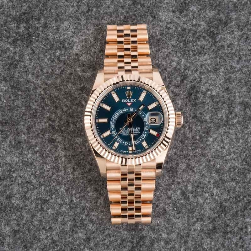 Rolex Sky-Dweller Ref 336935 Blue Green Dial