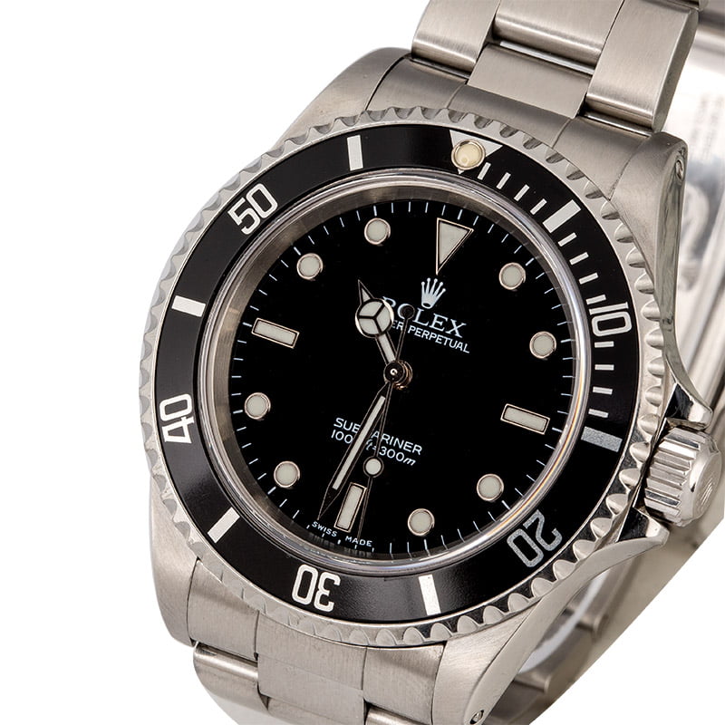 Certified Pre-Owned Rolex Submariner 14060 No Date