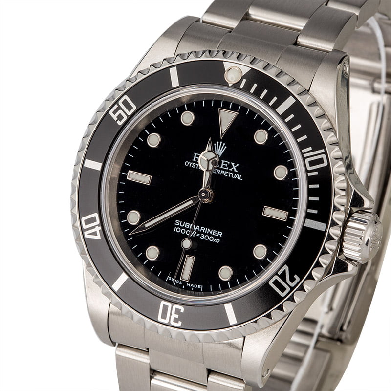 Rolex Submariner 14060 No Date Certified PreOwned