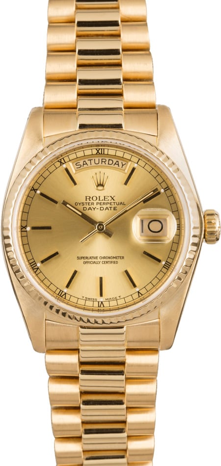 Rolex Day-Date 18038 Yellow Gold