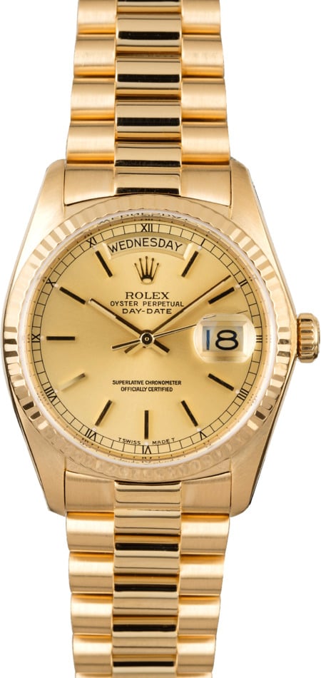 Certified Rolex Day-Date President 18038