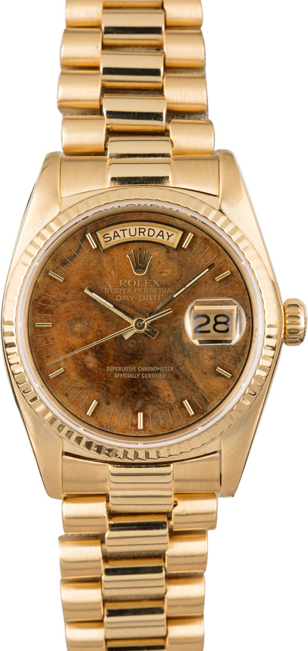 Rolex Day-Date President 18038 Exotic Wood Dial