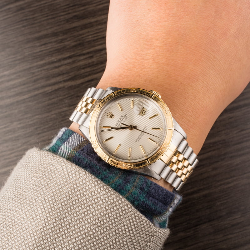 Pre-Owned Rolex Thunderbird Datejust 16253 Tapestry