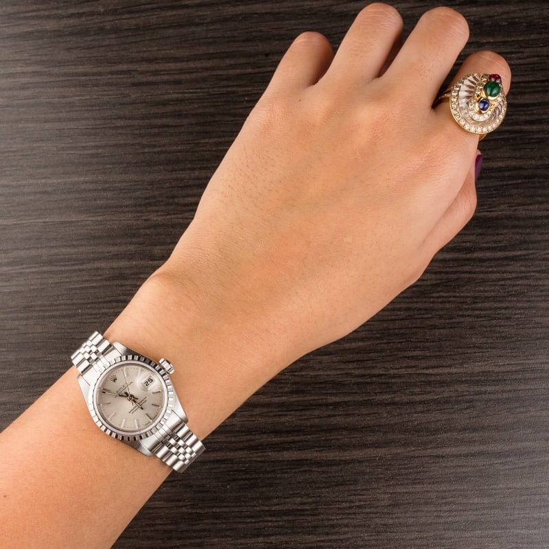 Pre Owned Ladies Rolex Date Steel Model 69240