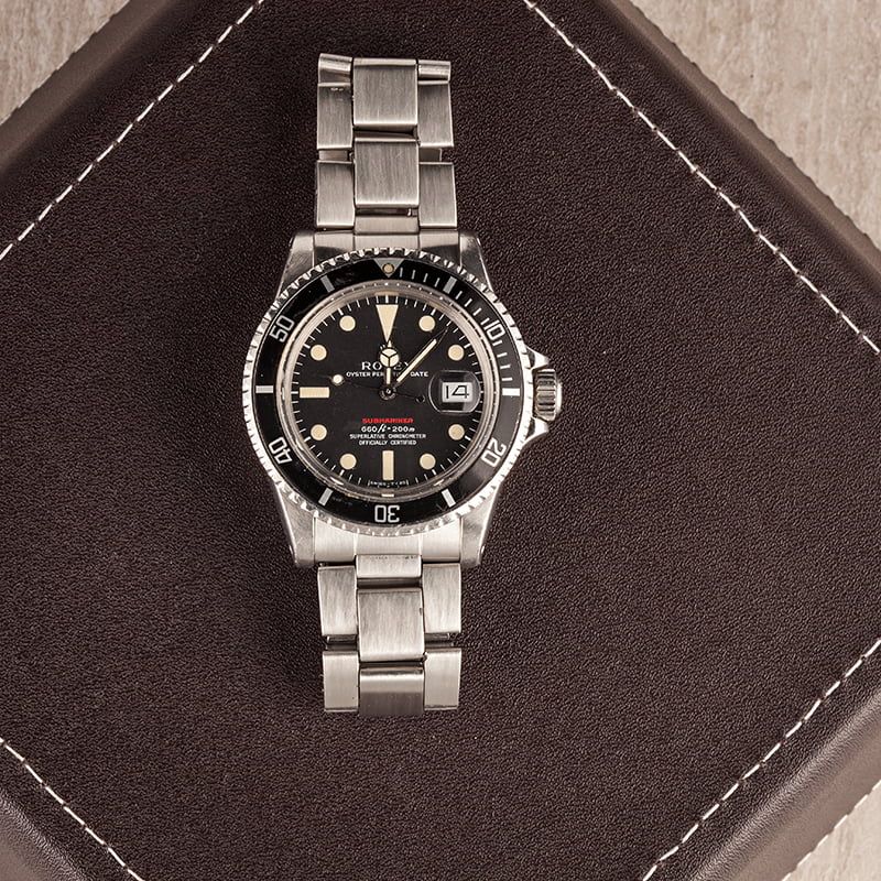 Vintage Rolex Red Submariner 1680 Feet First Dial