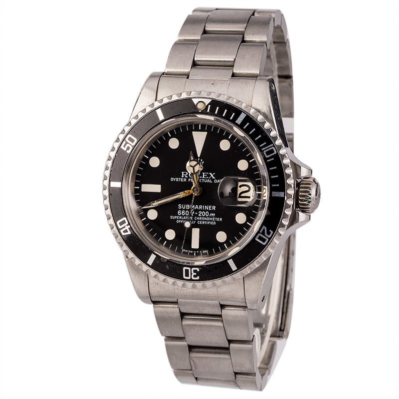 Vintage 1978 Rolex Red Submariner 1680 Feet First