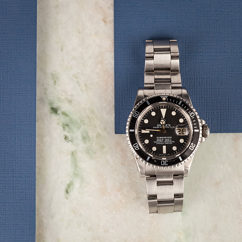 Vintage 1978 Rolex Red Submariner 1680 Feet First
