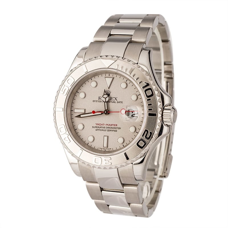 Rolex Yachtmaster Platinum Dial & Bezel 16622