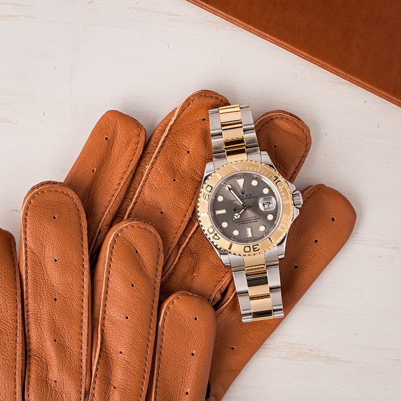 Pre Owned Rolex Two-Tone Yacht-Master 16623