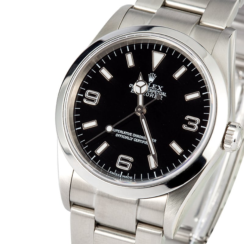 Rolex Explorer 114270 Steel 100% Authentic
