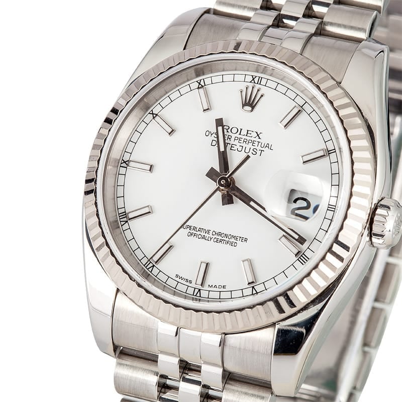 Rolex Datejust 116234 White Index