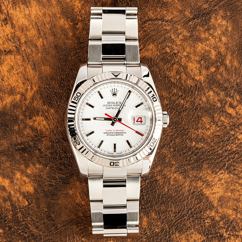 Rolex Thunderbird Datejust 116264 White Dial