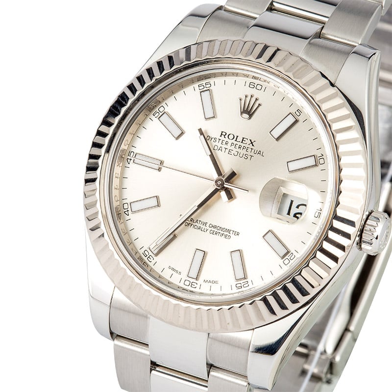 Rolex Datejust 2 Silver Dial 116334