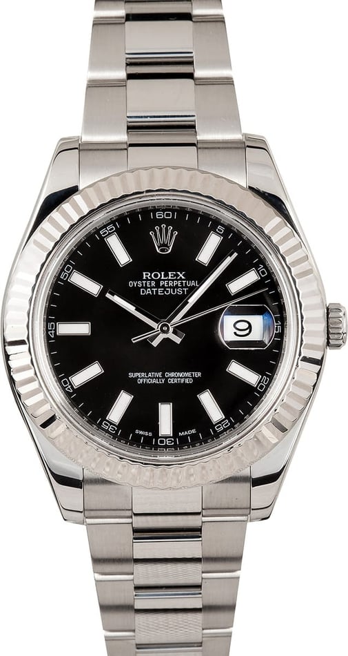 Rolex Datejust II 41 Black 116334