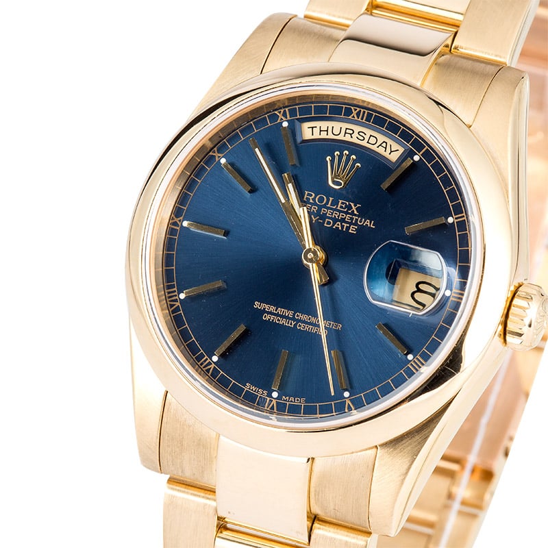 Rolex Gold Day-Date 118208 Oyster