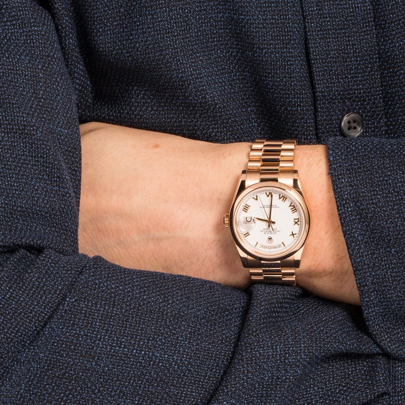 Rolex Presidential Day-Date Rose Gold 118205