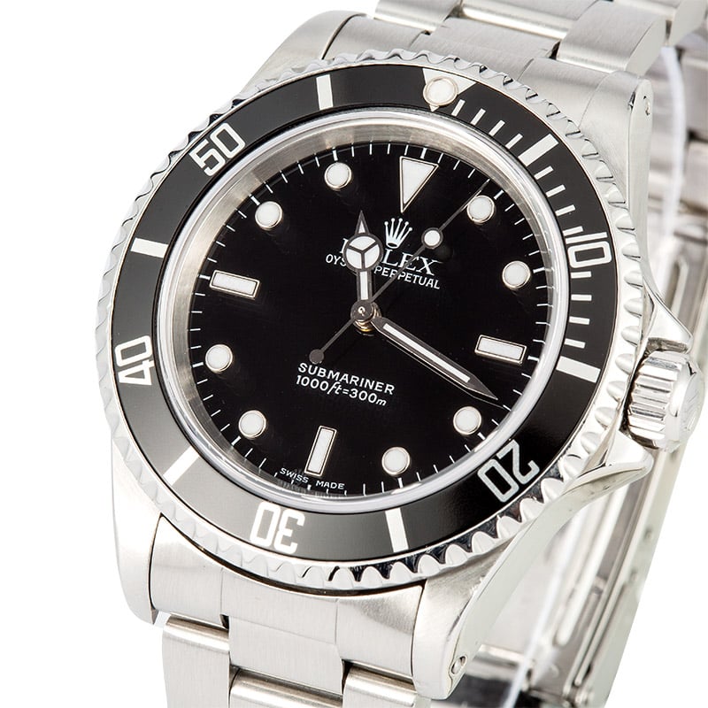 Rolex Submariner No Date 14060 100% Authentic