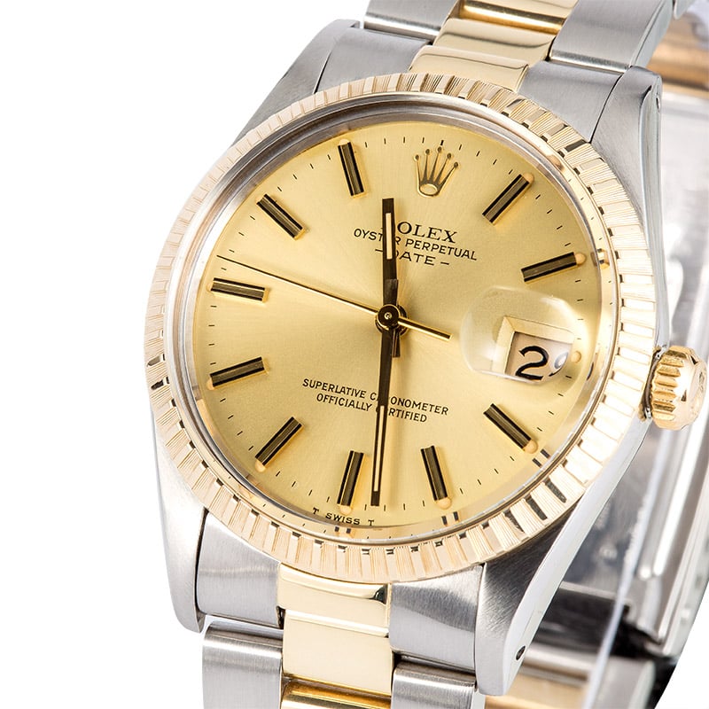 Rolex Two-Tone Date 15053 Oyster