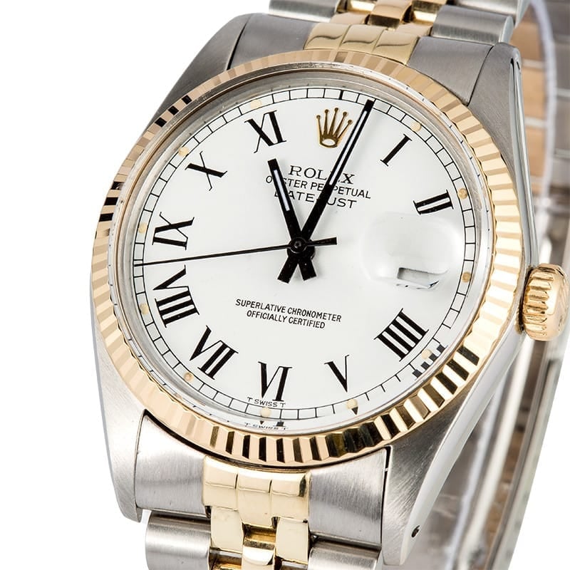 Rolex Datejust 16013 White Dial