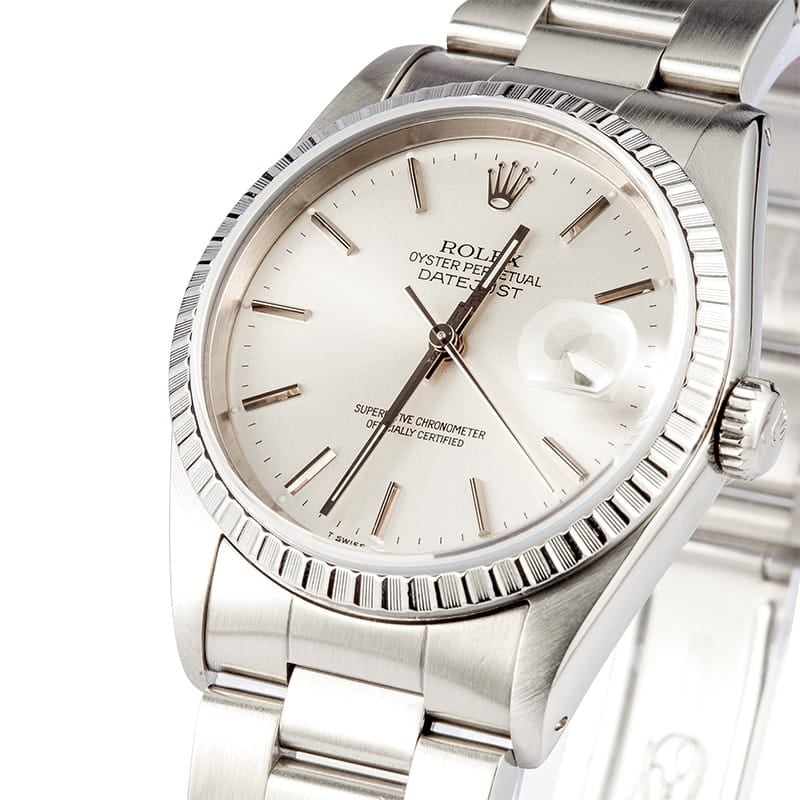 Mens Rolex DateJust Stainless Steel 16220