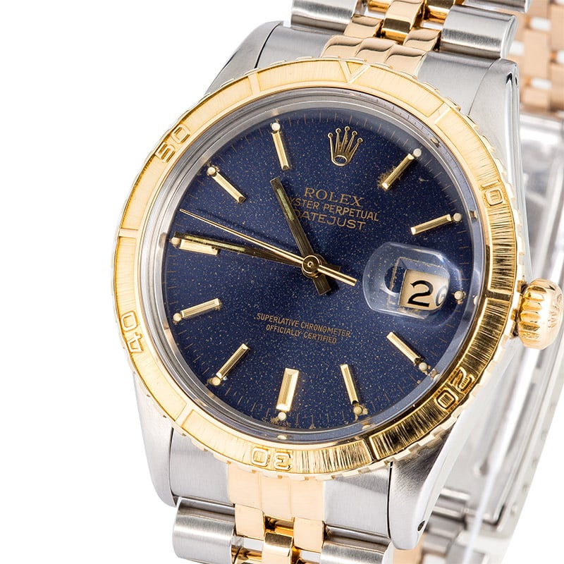 Rolex Thunderbird Datejust 16253 Blue Dial