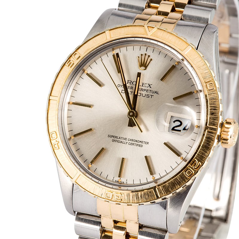 Rolex Thunderbird Datejust 16253 Silver Dial