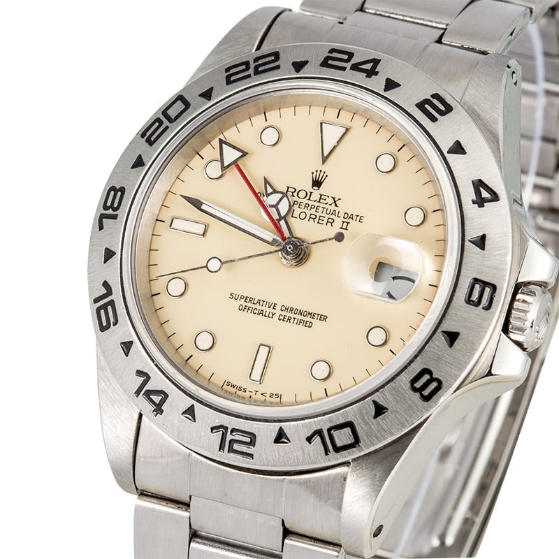 Rolex Explorer II Cream