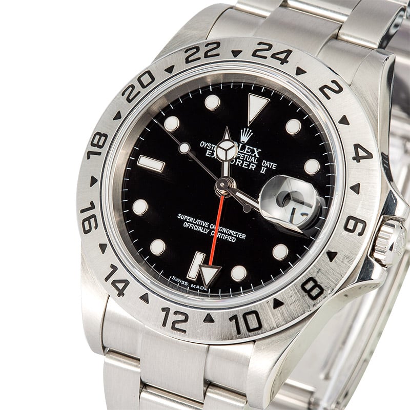 Rolex Oyster Perpetual Explorer II 16570 Black