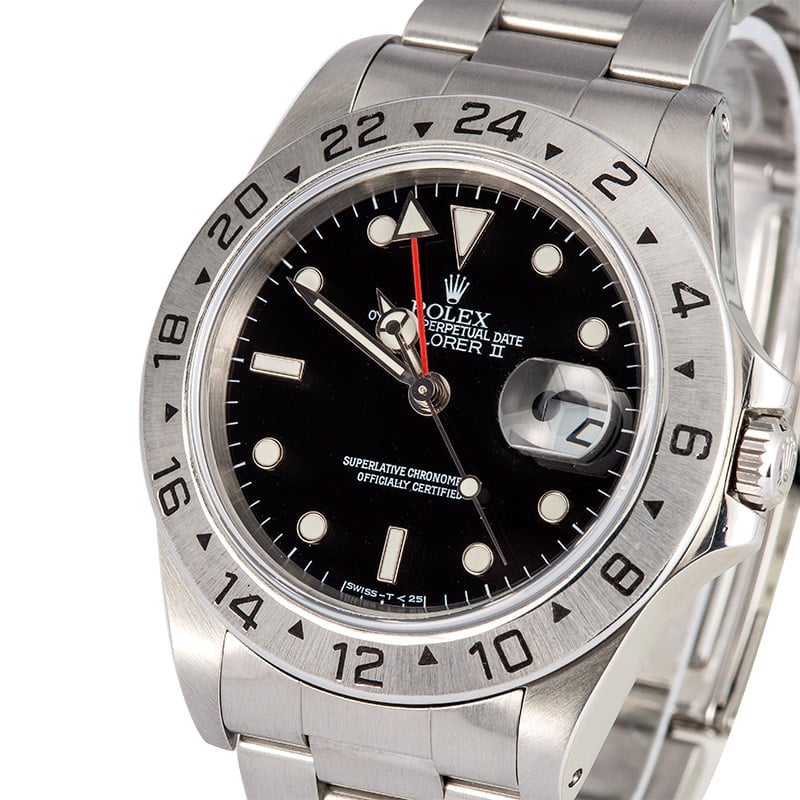 Rolex Explorer II Steel 16570 Black