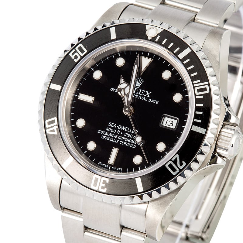 Rolex Sea-Dweller 16600 Stainless Steel 100% Authentic