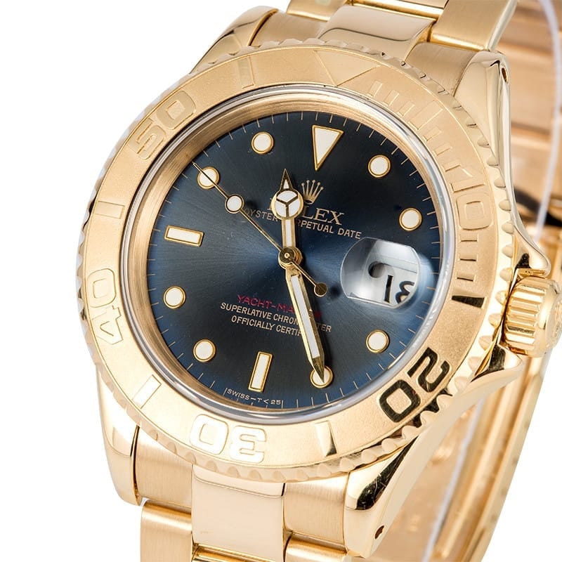 Rolex Yacht-Master 18K Yellow Gold 16628