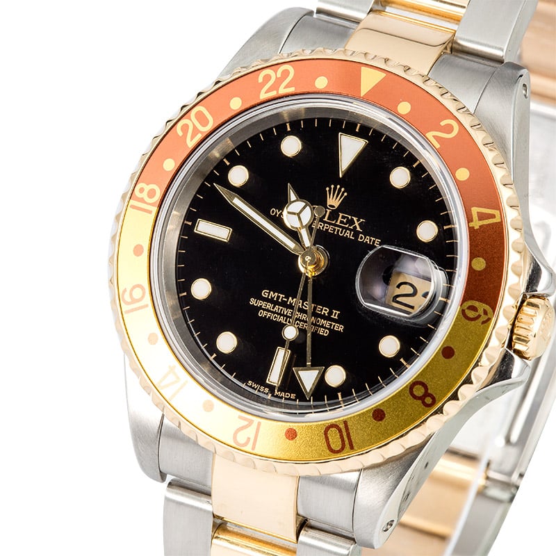 Rolex GMT Master II 16713 Root Beer Bezel