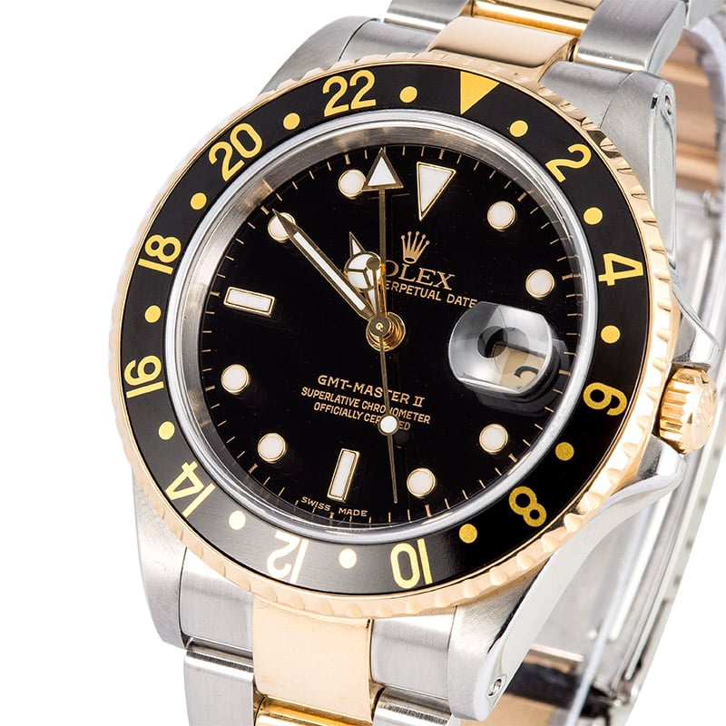 Rolex GMT Master II 16713 Black Bezel