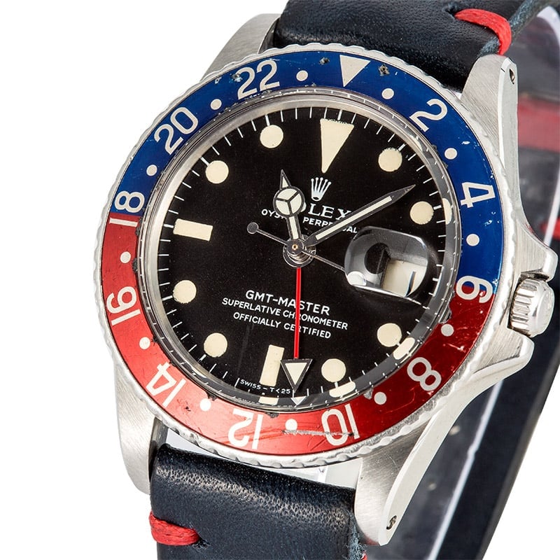 1967 Rolex Vintage GMT 1675 Faded Pepsi