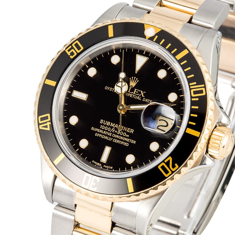 Rolex Oyster Perpetual Submariner 16803 Two-Tone