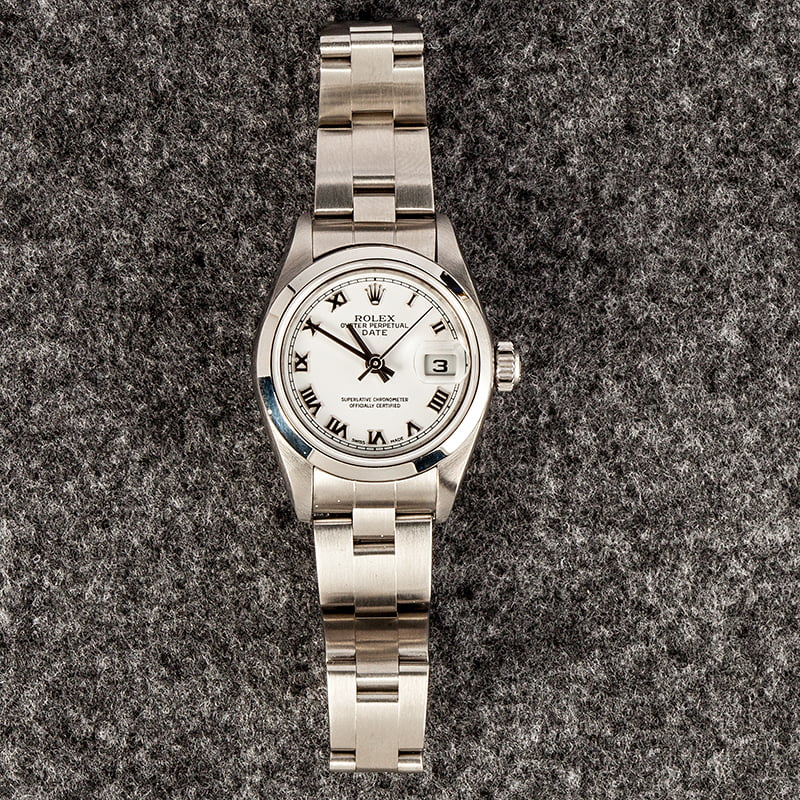 Rolex Lady-Datejust 179160 White Roman
