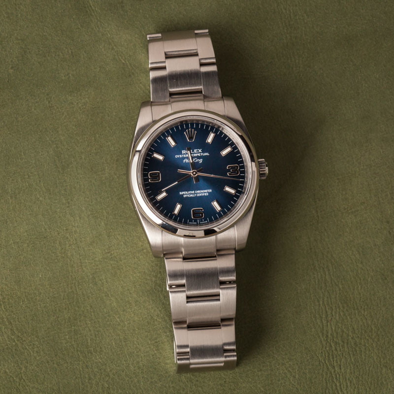 Rolex Oyster Perpetual Air King 114200 Blue