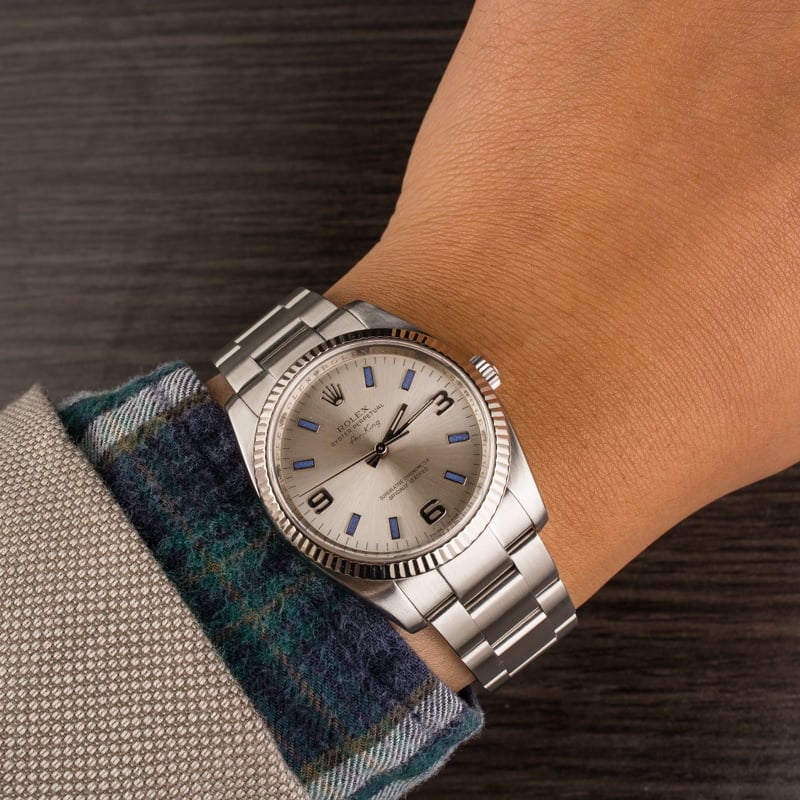 Used Rolex Air-King 114234 Arabic Dial