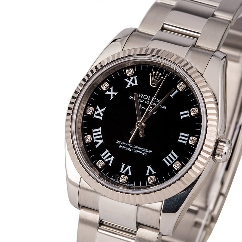 Pre-Owned Rolex Air-King 114234 Diamond Markers