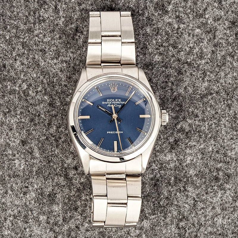 Rolex Air-King 5500 Blue Index Dial