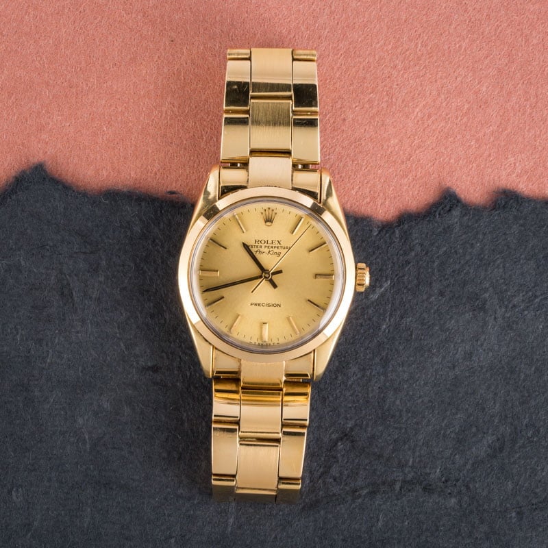 Rolex Air-King 5520 Yellow Gold