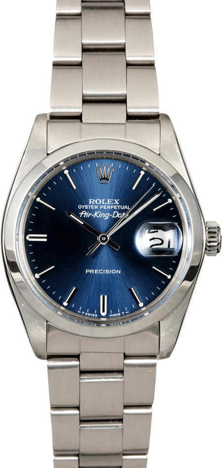 Rolex Air-King Date 5700 Blue Dial