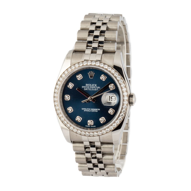 Rolex Datejust 116244 Blue Diamond