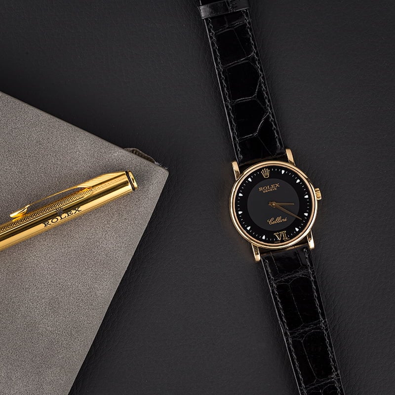 Rolex Cellini 5115 Black Dial