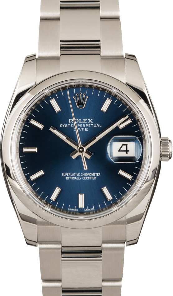 Rolex Date 115200 Blue
