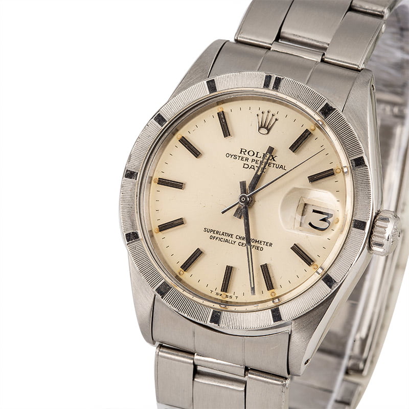 Used Rolex Date 1501 Stainless Steel Oyster Rivet