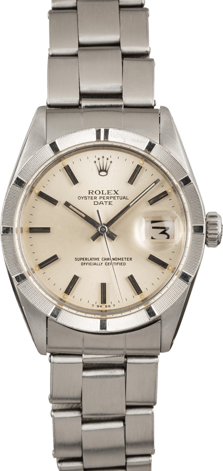 Used Rolex Date 1501 Stainless Steel Oyster Rivet