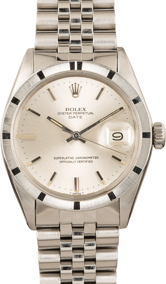Rolex Date 1501 Silver